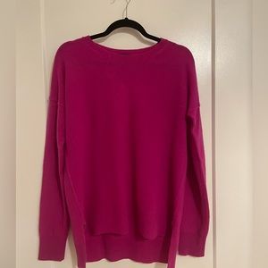 Barbie pink cashmere sweater. NWT! Sz large